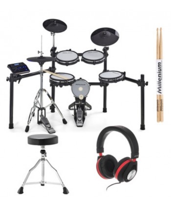 Millenium MPS-750X E-Drum Mesh Set Bundle